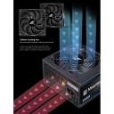 Zalman MegaMax 500W ZM500-TXII, 500 W, 200-240 V, 50-60 Hz, 4 A, aktīvais PFC, 86% efektivitāte, 1 ventilators