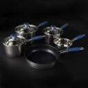 Russell Hobbs Opulence pannas komplekts RH01179EU, 5 gab., 16cm, 18cm, 20cm, 14cm, 24cm, nerūsējo&scaron;ais tērauds