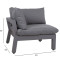 Modulinė sofa FLUFFY kampinė, pilka 13792 HOME4YOU