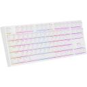Genesis THOR 404 TKL klaviatūra NKG-2070, Gateron Yellow Pro, USB-A, RGB, balta, mehāniskā, 1ms atbilde