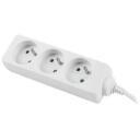 Lanberg pikendus PS0-03E-0150-W, 1,5 m, 3xCEE 7/5, 2500 W, laste kaitse, IP20