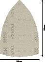 Ekspertu slīpē&scaron;anas tīkls M480, uzlabota putekļu samazinā&scaron;ana, 100x150 mm, 320 grauds, 2608900732, BOSCH