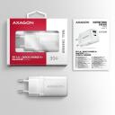 Axagon lādētājs ACU-PQ30W 30W, 100-240V, 2xUSB, ātrā uzlāde, pārslodzes aizsardzība, balts
