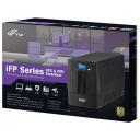 Fsp UPS IFP 1500, 1500 VA, 900 W, 2 akumulatori, USB ports, RJ11/RJ45, LCD displejs, kompakts izmērs