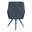 Krēsls COLUMBUS grozāms, tumši pelēks 15014