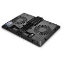Deepcool U-Pal s&uuml;learvuti alus, DP-N214A5-UPAL, 2x140mm, 1000 RPM, 92.22 cfm, USB 3.0, must