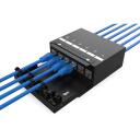 Digitus konsolidācijas punkta kaste DN-93708-6, 6 porti, melna, tērauds, IP20, galda, griestu, sienas, grīdas montāža