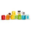 Lego DUPLO 10954 Skaičių traukinys, 23 vnt., 18m+, 10 spalvotų skaičių blokelių, stumiamas traukinys, figūrėlės