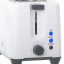 Adler Toaster AD 3216, 750 W, 2 pesa, plastkorpus, valge, automaatne v&auml;ljal&uuml;litus, pruunistamise reguleerimine