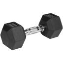 Rebel Kaalus komplekt RBA-2325-09, 2x9 kg, malm, kumm, 2 tk, kroom ja must v&auml;rv