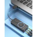 Vention USB garso kortelė CDRBB, 16 bit, 44100-48000 Hz, USB, 3.5 mm, 2 mygtukai, 0.15 m, juoda