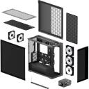 Arctic Korpus Midi Tower ACPCC00018A, 529mm, 231mm, 529mm, 5 ventilaatorit, 6 ketta tuge, A-RGB