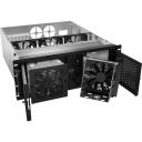 Lanberg serveru korpuss ATX 520/12 19"/4U, SC01-5204-12B, 2 x USB 3.0, 5 x 120mm PWM ventilatori, 13 iek&scaron;ējie nodalījumi