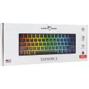 White Shark Juhtmega m&auml;nguriklaviatuur SHINOBI-2-B-US-RED.SW, 0.53 kg, 29.2 cm, 10.2 cm, 3.9 cm, 1.8 m, RGB valgustus