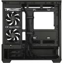 Asus Kaste PRIME AP201 TG, 2x120mm sānu ventilatori, 1x120mm aizmugures ventilators, 2x2.5" un 2x3.5" HDD