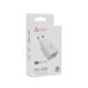 Sbox Lādētājs HC-693, 15W, USB-A 5/9/12V 3/2/1,5A, TYPE-C 5/9/12V 3/2,22/1,67A, balts, ABS/PC