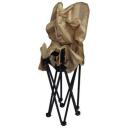 Besk Telgi tool 9141854, 60x45x92cm, Bež, Metall, Kangas, Kokkuvolditav, Tasku