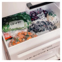 Pārtikas saldējamie maisi BioBag 35182287 kompostējami 4L 25 gab. rullī 18mkr. 24x40cm caurspīdīgi