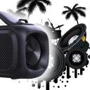 Manta Bevadu skaļrunis SPK216 SPK2160000001, 40W, Bluetooth 5.0, IPX5, TWS, FM, RGB, Google Assistant, Siri, brīvroku