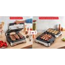 Tefal Elektrinis grilis GC772D30, 2100 W, nerūdijantis plienas, 2 kepimo pozicijos, automatinis i&scaron;jungimas