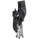 Outwell Tool Catamarca Lounger 470468, 61 cm, 89 cm, 116 cm, 6.3 kg, 125 kg, must, 600D x 300D pol&uuml;ester, k&auml;etoed