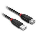 Lindy 42817 USB prailginimo kabelis 5m, USB Type A vyras/USB Type A moteris, juodas