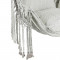 Šūpuļkrēsls LAZY GREY 130x127cm,audums: 100% kokvilna, krāsa: pelēks 20640 HOME4YOU
