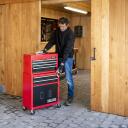 Riteņu instrumentu skapītis, KREATOR, KRT653005, Izmēri: 64 cm x 32,5 cm x 64 cm, 6 atvilktnes, 70 kg jauda