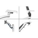Digitus sienas stiprinājums LCD monitors + klaviatūra DA-90451, 32'', 8kg, 360&deg; rotācija, VESA 75x75, 100x100