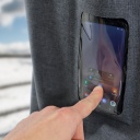 Ūdensizturīgs duffel soma, BasicNature, R712690, 90 L, pelēki zaļa, PVC pārklājums, ērta un izturīga.