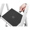 Folding step bench HAILO 034397200 K40 BasicLine steel 3 steps safety handle