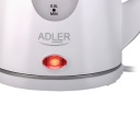 Elektrinis virdulys 2000 W 1.5 L plastiko korpusas su 360&deg; pasukama baze baltas AD1207 Adler