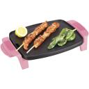 Jata Grill JEGR5522, 1000W, 230V, 280x220mm, roosa, reguleeritav termostaat, mittenakkuv pind, eemaldatav alus