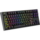Genesis THOR 404 TKL klaviatūra NKG-2071, USB, Kailh Box Brown V2, melna, RGB, mehāniskā, Hot-Swap, stabilizatori