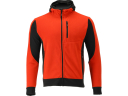 Flīsa jaka ar kapuci, SARNA, YT-79186, sarkana, 2XL, 5 kabatas, elpojošs materiāls
