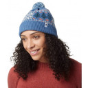 Cepure Fairisle Snowflake Beanie, Blue Horizon Heather, 0196246009157 SMARTWOOL
