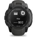 Garmin Умные часы Instinct 2X Solar 010-02805-00, 1.1", 176 x 176 пикселей, 67 г, Bluetooth, Водонепроницаемый, Аккумулятор 40 д