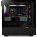 Nzxt Kraken 240 RGB RL-KR240-B1, 240mm, 2x120mm, 2.7mmH2O, 0.75mmH2O, FDB, RGB, TFT-LCD, 400mm toru