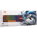 Baracuda Mehāniskā tastatūra DOLPHIN-B-RED BGK-03111, 61 taustiņi, USB, sarkanie slēdži, apgaismojums