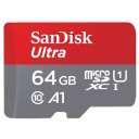 microSDXC memory card 64GB with SD adapter up to 140MB/s A1 Class 10 UHS-I SDSQUAB-064G-GN6MA SanDisk