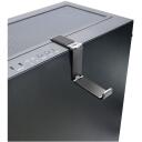 Zalman K&otilde;rvaklappide hoidja ZM-FH10 BK, 15.9cm, 2.5cm, 7.5cm, Alumiinium, Kumm, Teras, Kraapimisvastane