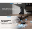 Умный робот-пылесос с универсальной станцией и функцией влажной уборки 8000 Па до 216 мин 4600 mAh 2.5L пылесборник серый Omni S1 T2071G11 Eufy