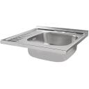 Ab k&ouml;&ouml;givalamu 9133873, 60 cm, 60 cm, 18 cm, roostevaba teras, h&otilde;bedane v&auml;rv, 1 kauss, lauale paigaldatav