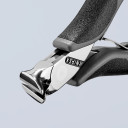 Precīzās elektriskās grie&scaron;anas knaibles, KNIPEX, 64 32 120 ESD, ESD dro&scaron;as, 120 mm, ar divkrāsu rokturiem