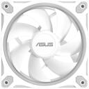 Asus Datora ventilators MR120 90DA00I3-B09020, 12V, 0.18A, 21dB, 1.7mmH2O, 3 ventilatori, 20 LED, 1600 RPM, 58 cfm, balts