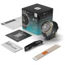 Stelio Sporta viedpulkstenis STSWA101GD, 1.43'', 466 &times; 466 px, GPS, Bluetooth, 400 mAh, 3 ATM, alumīnijs
