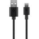 Goobay strāvas adapteris 45298, 5 W, 1 m USB-A uz USB-C kabelis