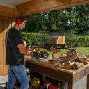 Koksnes šķēlējs 1500W, POWERPLUS, POWXG64900, Šķelšanas jauda: 3,6 tonnas, Eļļas tvertne: 2,4 L