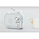 Muse Portatīvais radio M-051RW, 2 joslas, AUX ieeja, balts