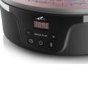 Сушилка для фруктов и продуктов с мощностью 380 W, 8 поддонами и встроенным таймером Food Dryer ETA830190000 Black ETA